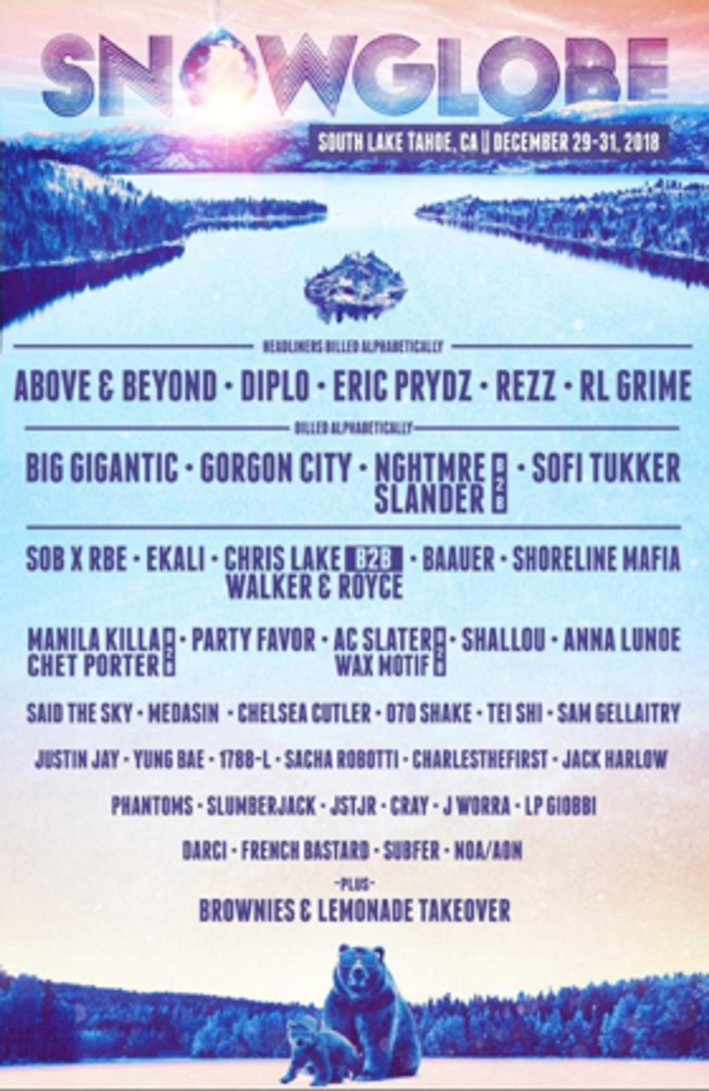 8th Annual SnowGlobe Music Festival Announces Artist Lineup 8th Annual SnowGlobe Music Festival Announces Artist Lineup Image