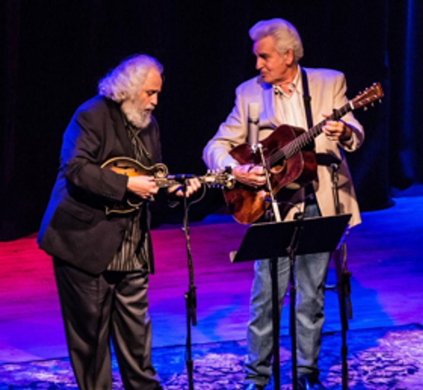 Bluegrass Legends Del and Dawg at the CCA on 3/2  Image
