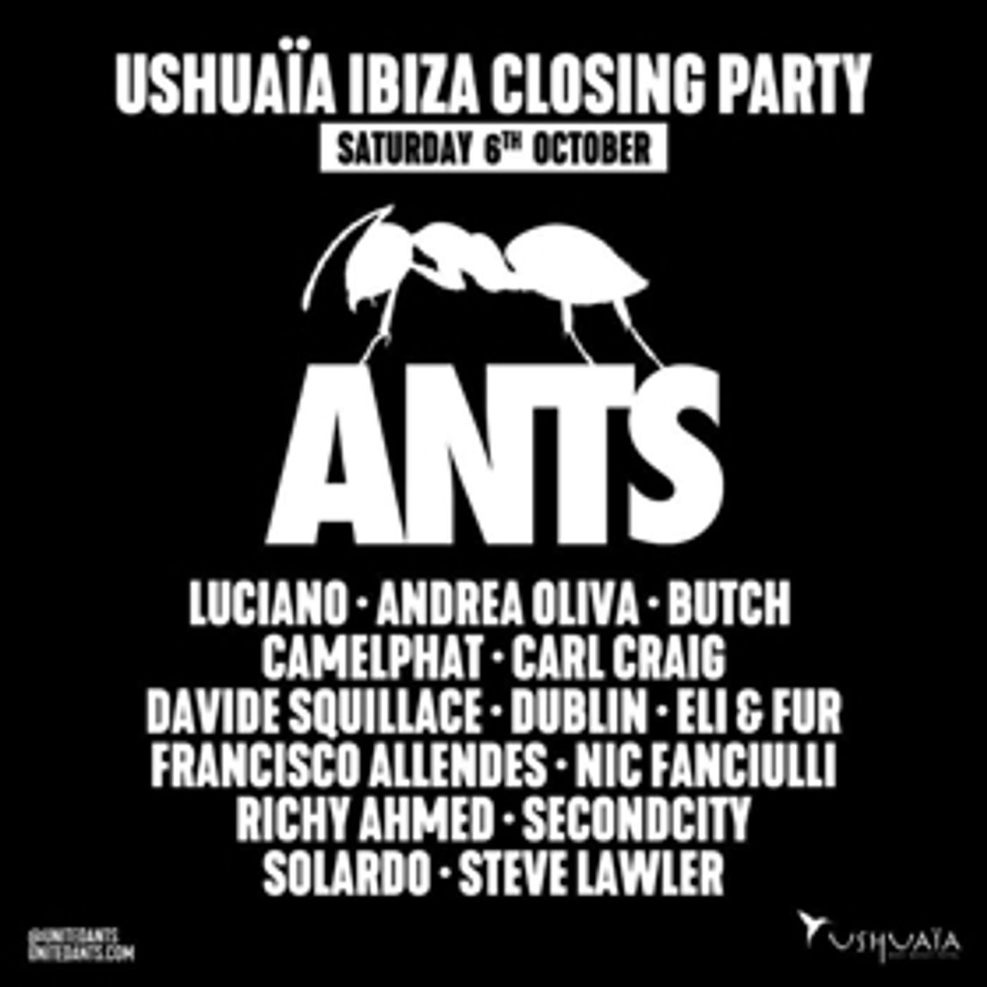 Ushuaïa Ibiza 2018 to Close Season with ANTS Ushuaïa Ibiza 2018 to Close Season with ANTS Image