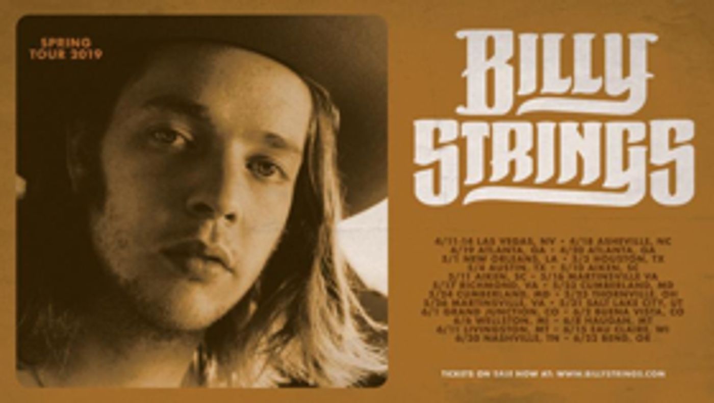 Billy Strings Announces Spring 2019 Tour Dates  Image