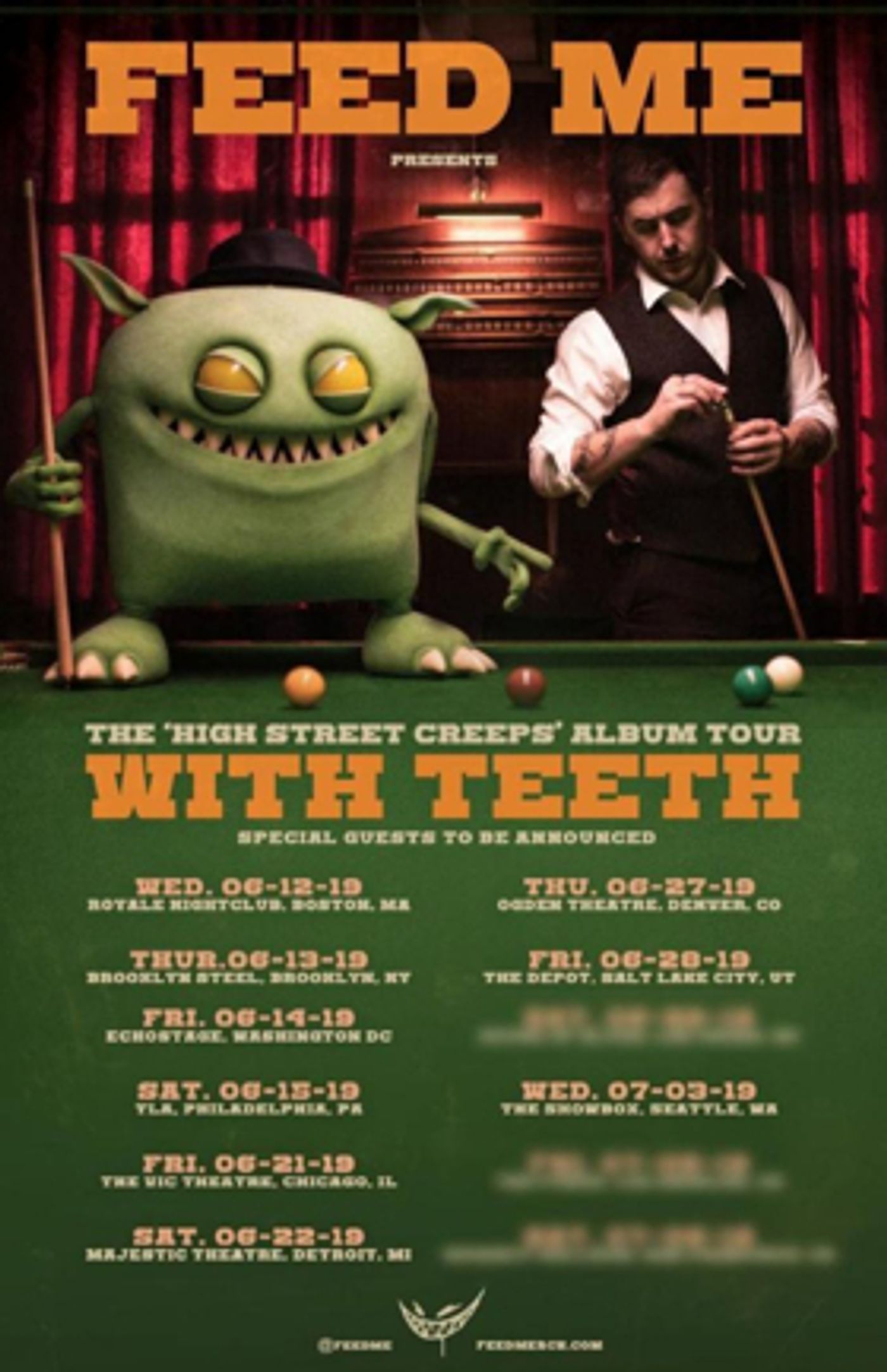 Feed Me Announces WITH TEETH Summer U.S. Tour Feed Me Announces WITH TEETH Summer U.S. Tour Image