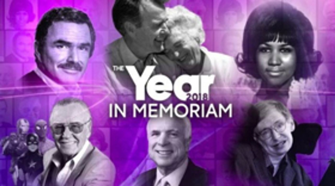 ABC News to Present THE YEAR IN MEMORIAM 2018 ABC News to Present THE YEAR IN MEMORIAM 2018 Image