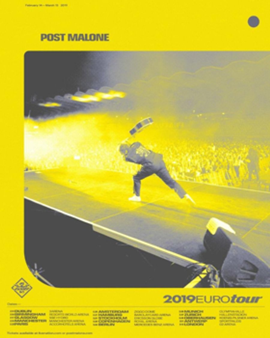 Post Malone Announces First European Arena Tour Image