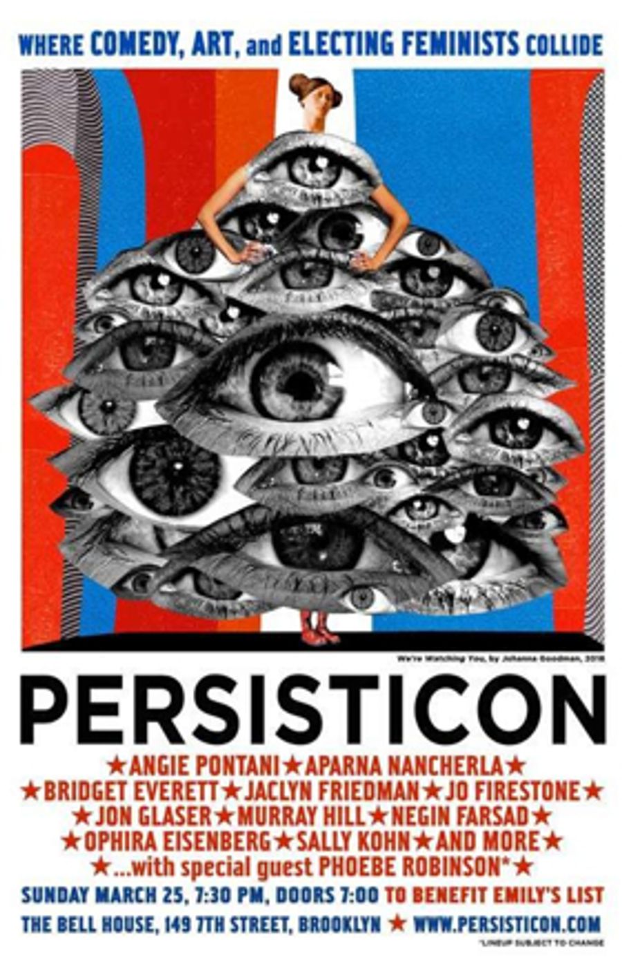 PERSISTICON Benefit Featuring Phoebe Robinson, Aparna Nancherla, Bridget Everett 3/25 Image