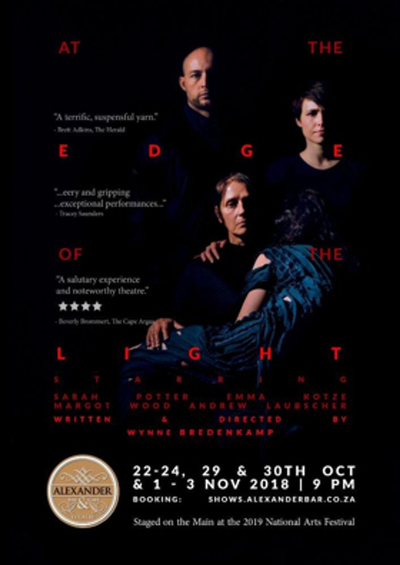 AT THE EDGE OF THE LIGHT Comes to Alexander Upstairs  Image