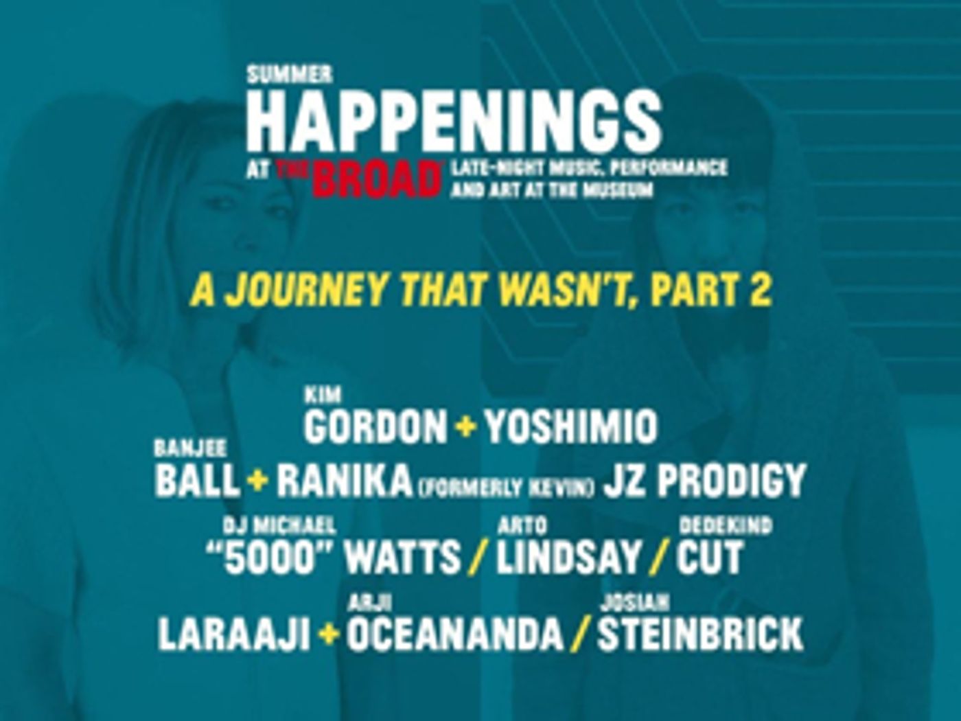 Kim Gordon, Laraaji, and More to Close Out 2018 Summer Happenings at the Broad  Image