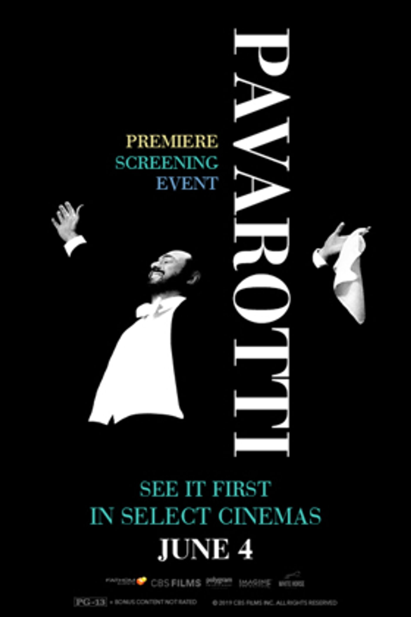 PAVAROTTI Premiere Screening Comes to Theaters Nationwide This June  Image