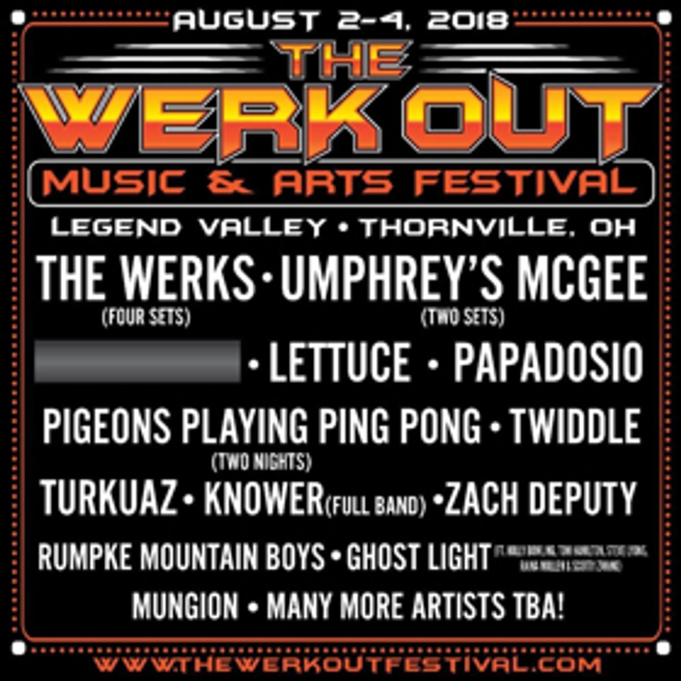 The 9th Annual Werk Out Music & Arts Festival Set For August 2 - 4  Image