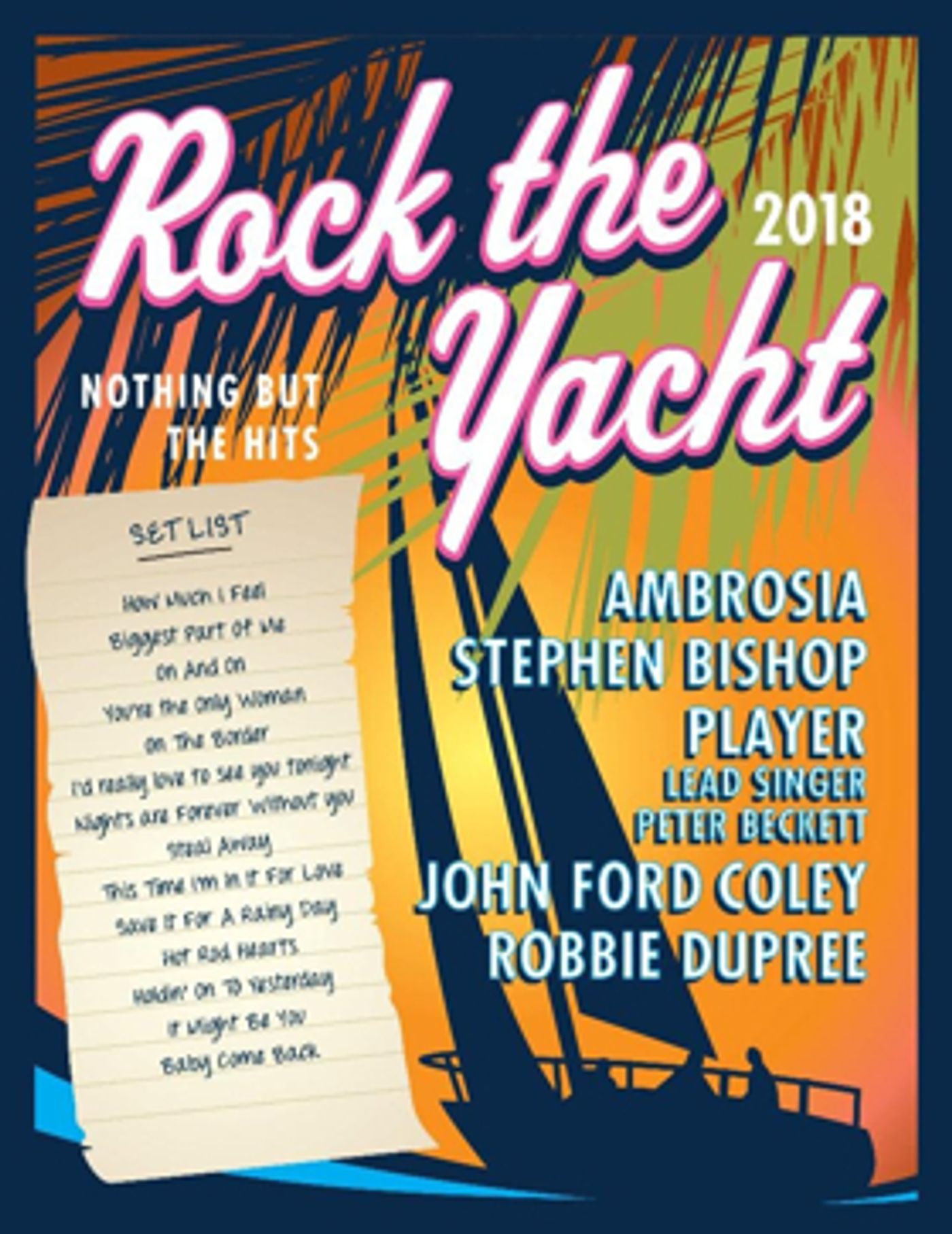 Rock The Yacht 2018 Tour to Dock at SugarHouse Casino this August Rock The Yacht 2018 Tour to Dock at SugarHouse Casino this August Image