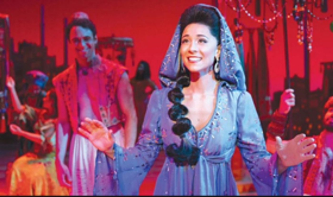 ALADDIN's Jasmine Lissa deGuzman on playing a princess, the importance of swings in shows, and flying on that magic carpet  Image