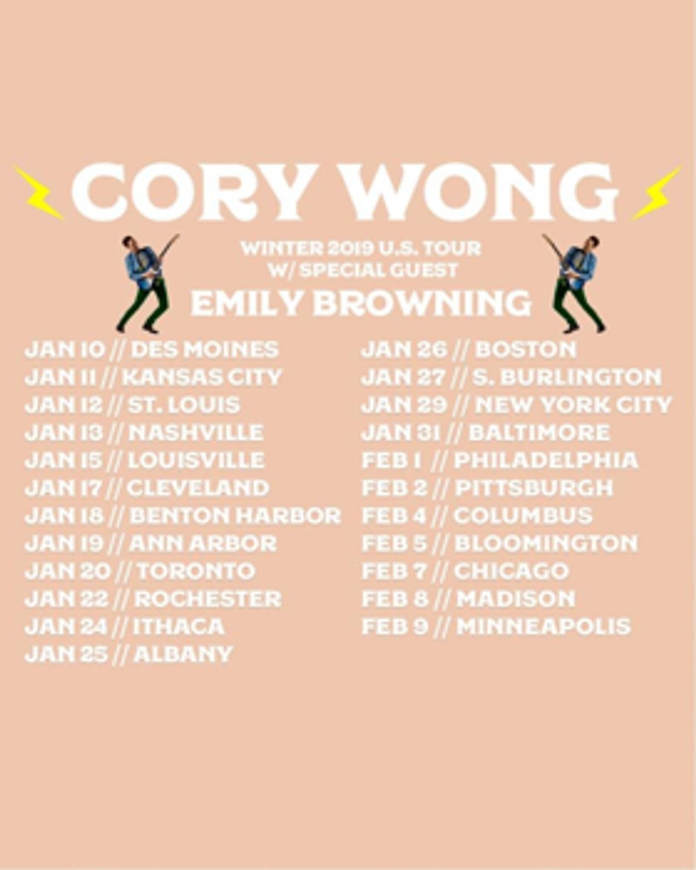 Cory Wong Announces Additional Tour Dates For Early 2019 Cory Wong Announces Additional Tour Dates For Early 2019 Image