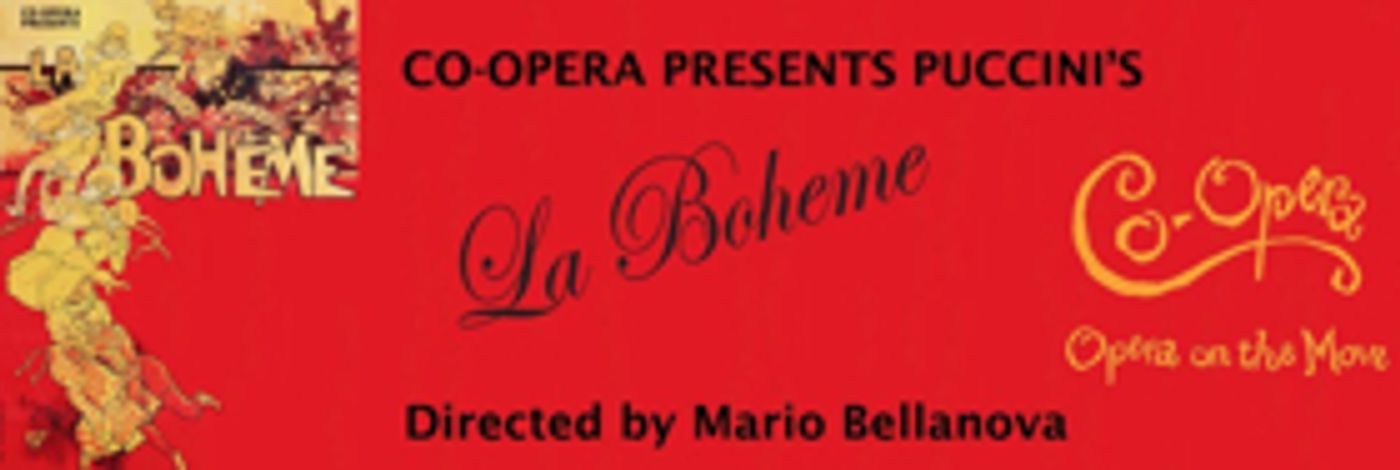 Co-Opera Takes LA BOHEME To Mclaren Vale, Payneham And Pt Adelaide  Image