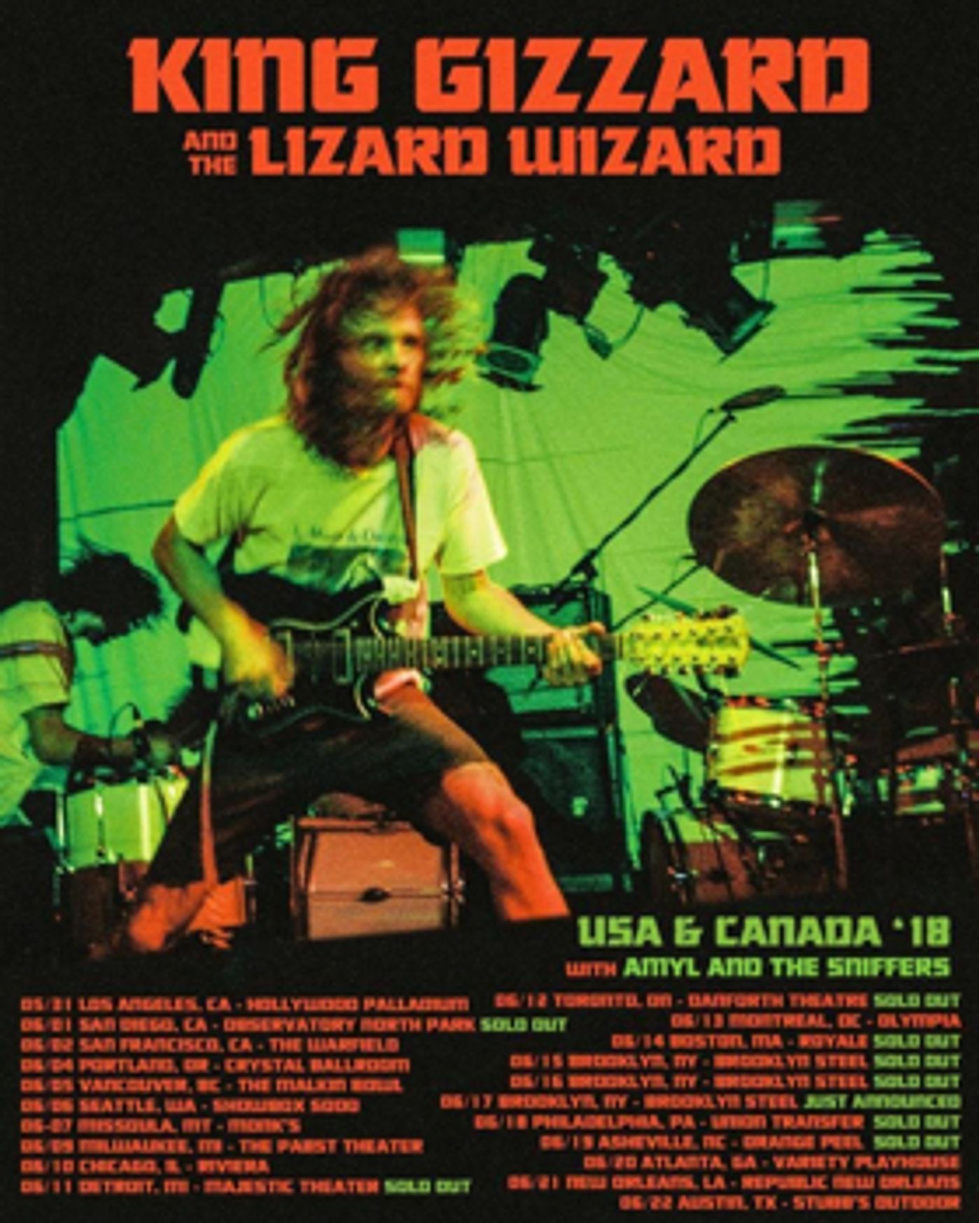 King Gizzard & The Lizard Wizard To Embark on North American Tour King Gizzard & The Lizard Wizard To Embark on North American Tour Image