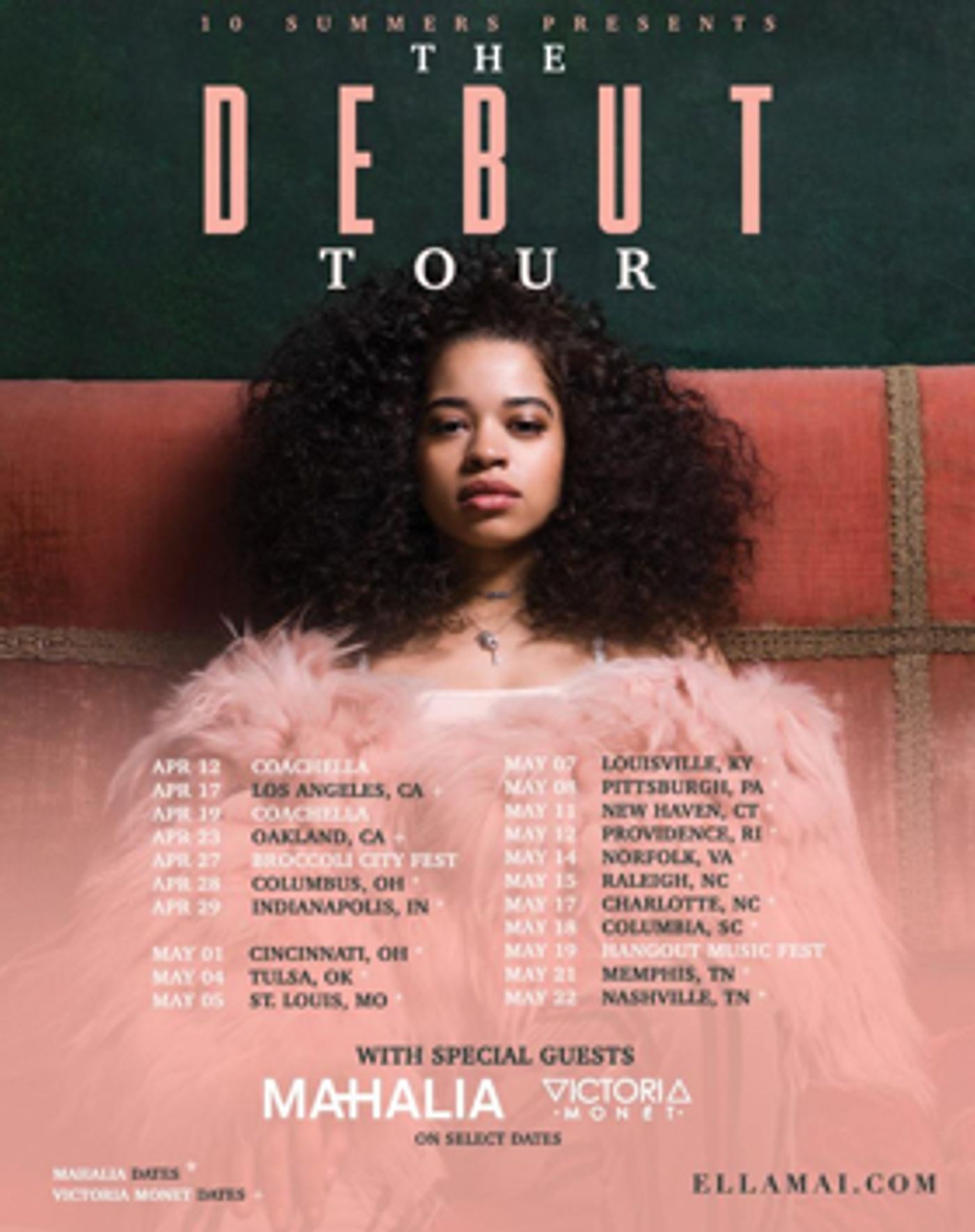 Ella Mai Announces Second Leg Of 'The Debut Tour'  Image