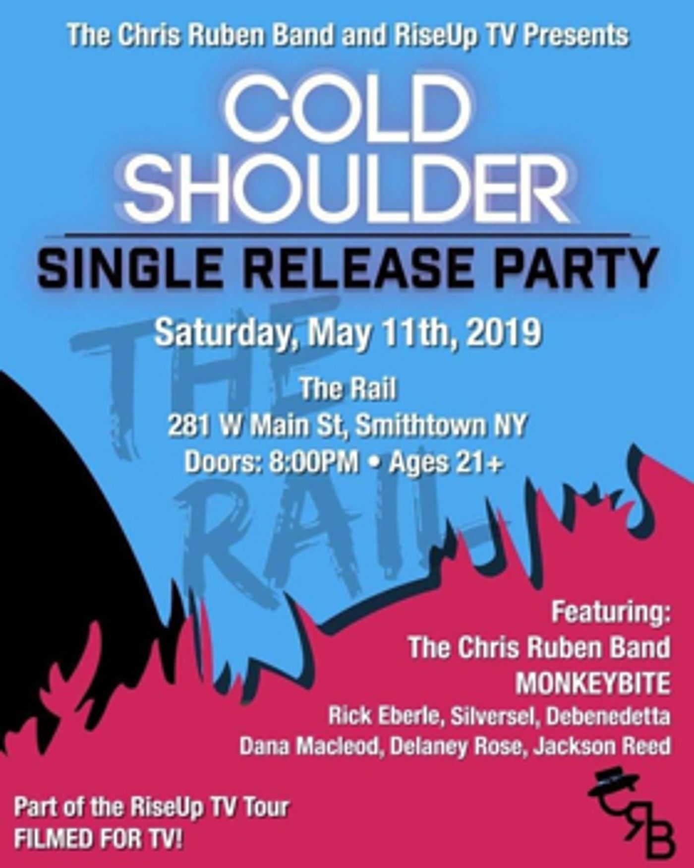 Chris Ruben Band Set To Release Brand New Single COLD SHOULDER For RiseUp TV Tour Event  Image