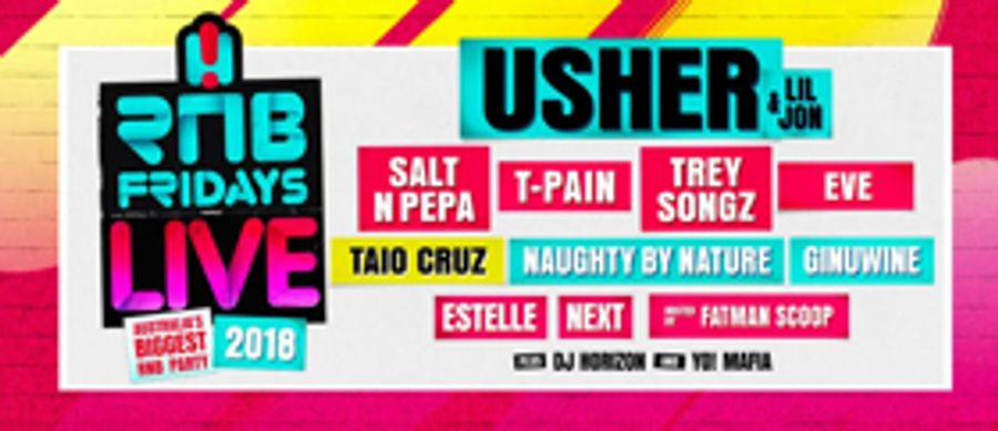 Taio Cruz Announced as Final Act for RNB Fridays Live 2018 Image