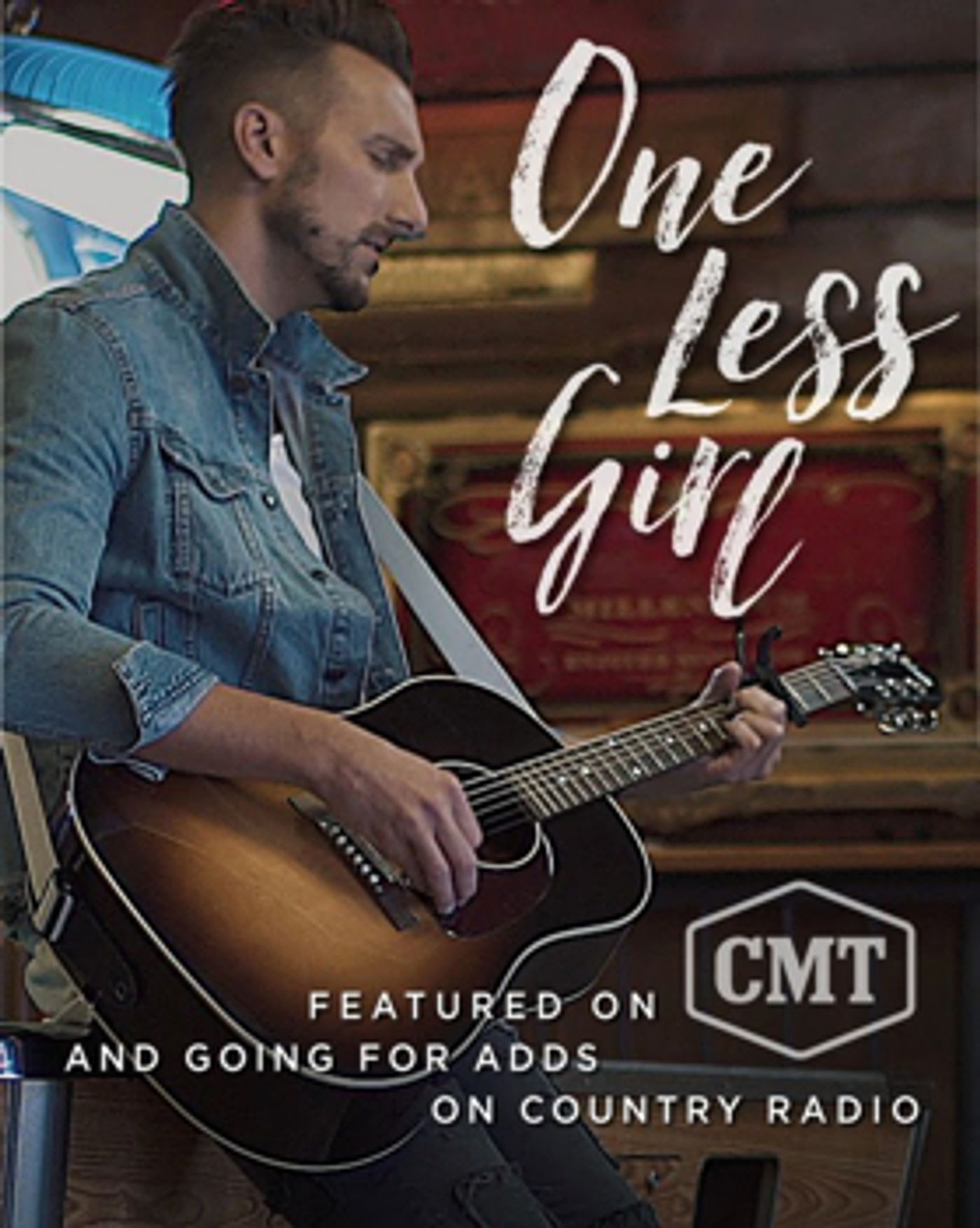 J.D. Shelburne's Debut Single ONE LESS GIRL Gaining Traction At Country Radio J.D. Shelburne's Debut Single ONE LESS GIRL Gaining Traction At Country Radio Image
