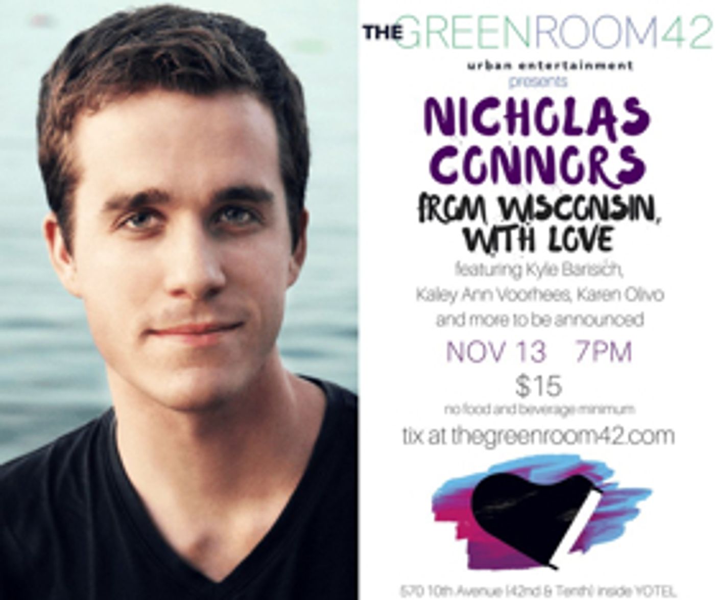 Karen Olivo and More Set for Nicholas Connors' Concert Debut at The Green Room 42  Image
