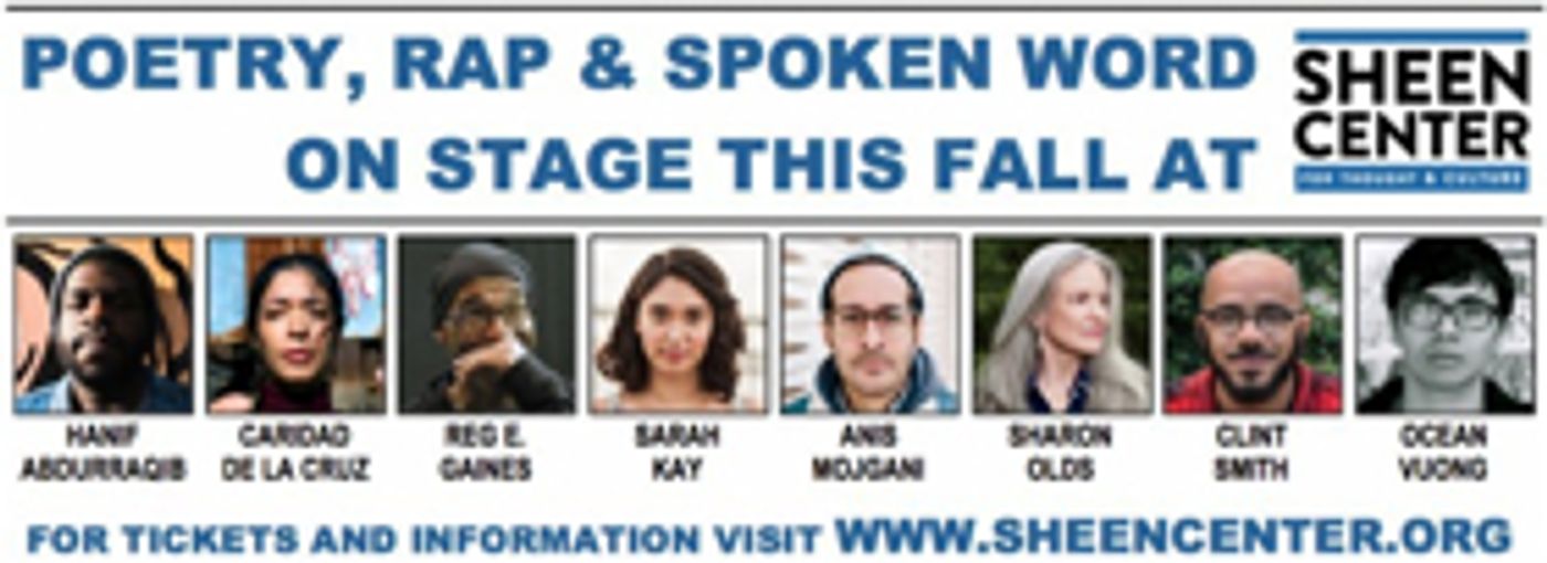Sheen Center to Feature Poetry, Rap and Spoken Word Sheen Center to Feature Poetry, Rap and Spoken Word Image