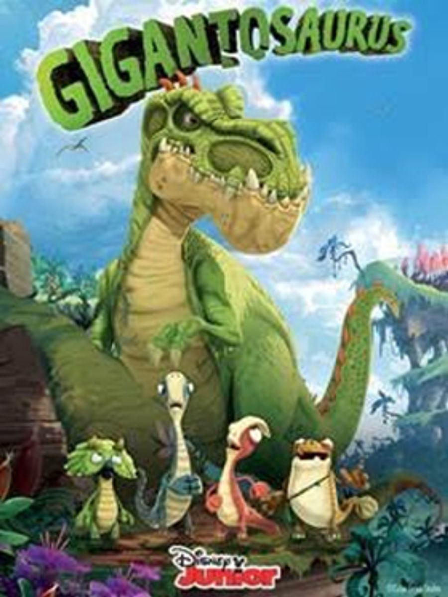 GIGANTOSAURUS, An Animated Dinosaur Adventure Series for Preschoolers, Roars to Life 1/18, on Disney Channel Image