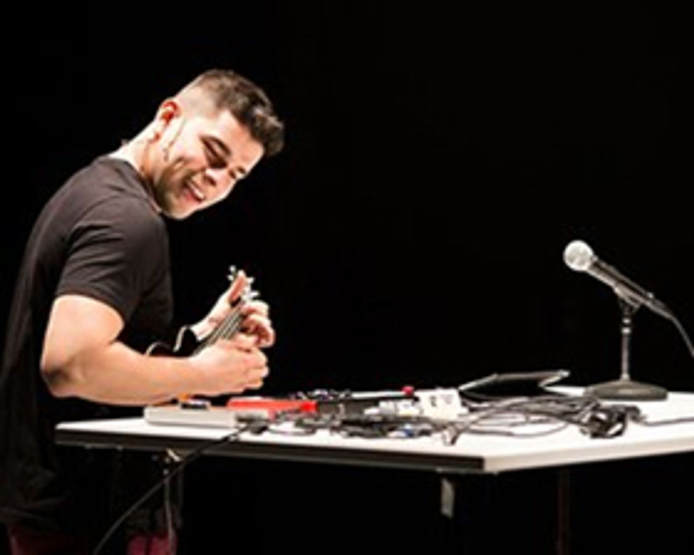 Review: Brian Quijada Remixes the One-Man Show in WHERE DID WE SIT ON THE BUS? at City Theatre  Image