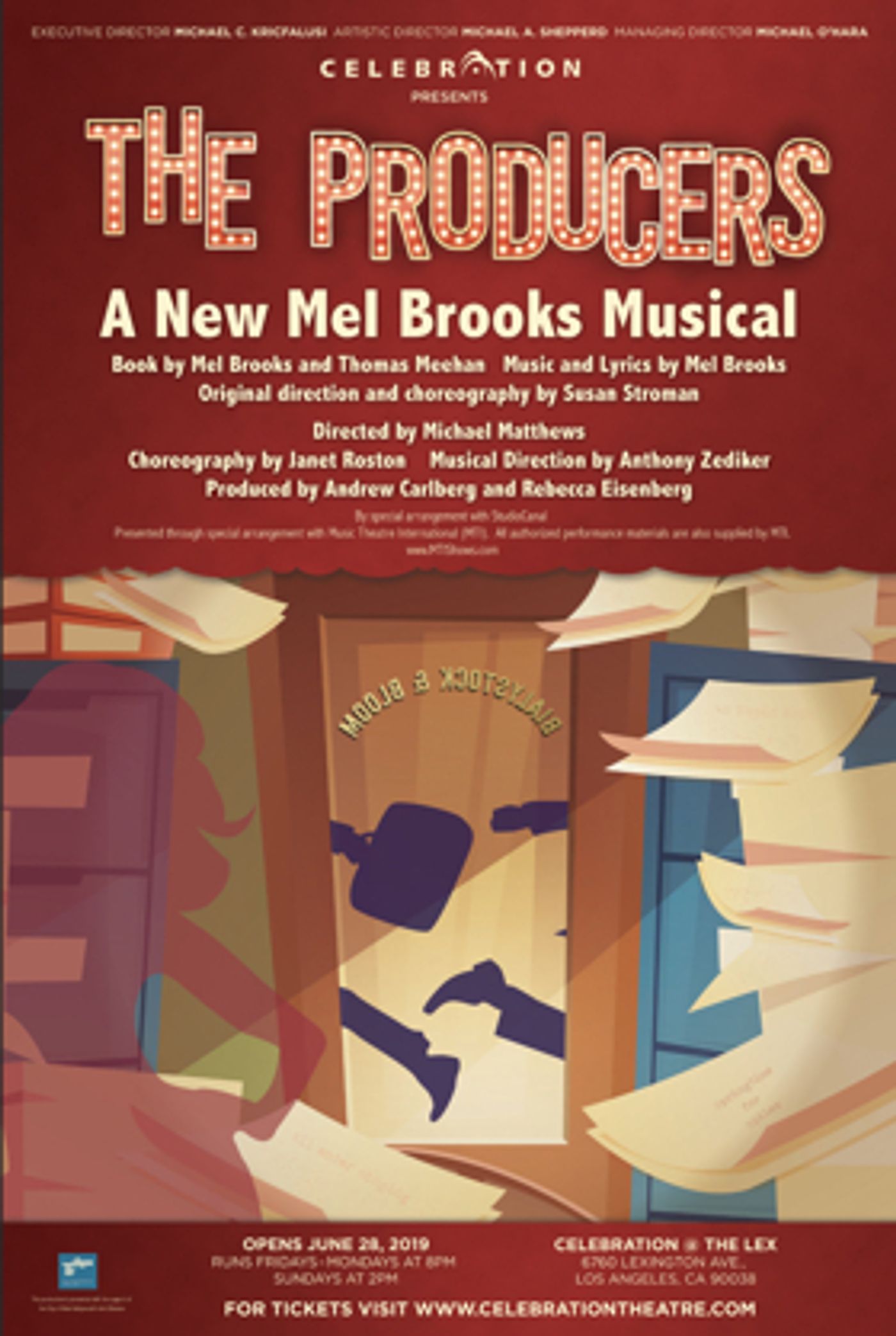 Celebration to Give an Intimate Presentation of THE PRODUCERS  Image