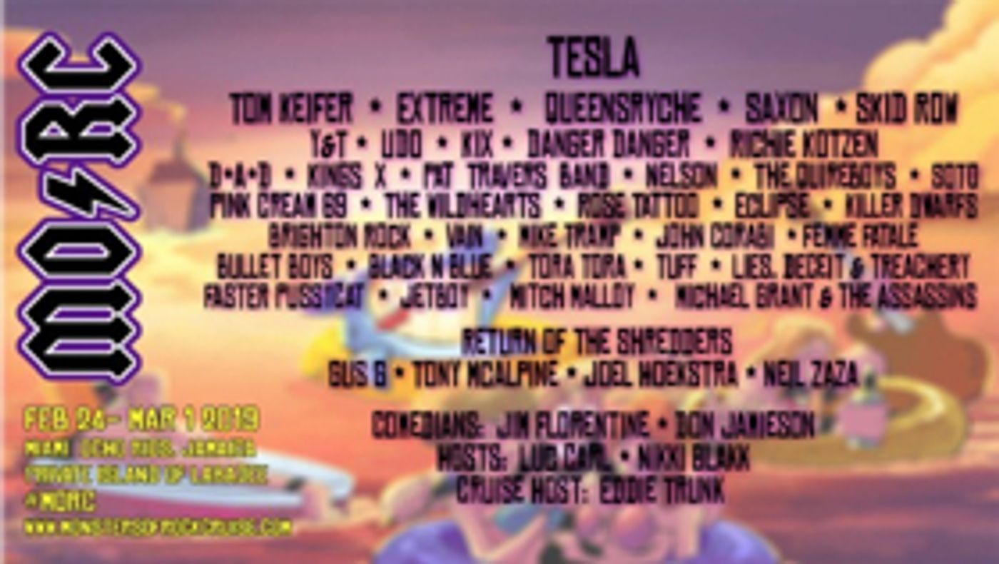 Monsters Of Rock Cruise Announces 9th Edition of Hard Rock/Heavy Metal Voyage  Image