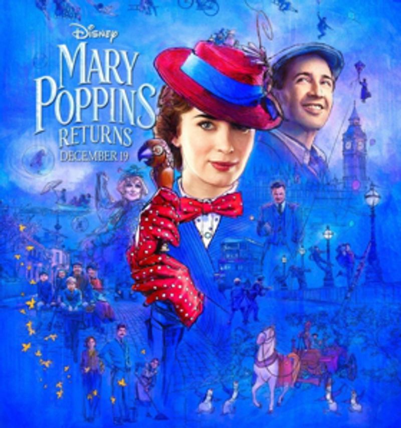 MARY POPPINS RETURNS Brings in Estimated $4.8M Opening Day; Nearly Double THE GREATEST SHOWMAN Image
