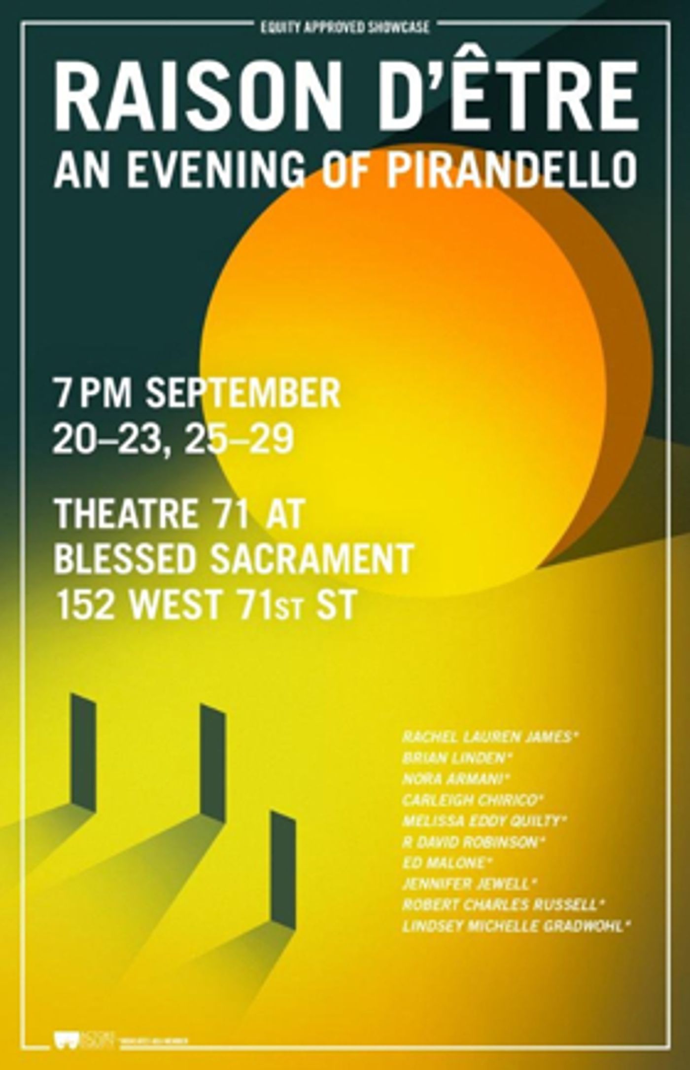 Jennifer Jewell Presents RAISON D'ÊTRE: AN EVENING OF PIRANDELLO Jennifer Jewell Presents RAISON D'ÊTRE: AN EVENING OF PIRANDELLO Image