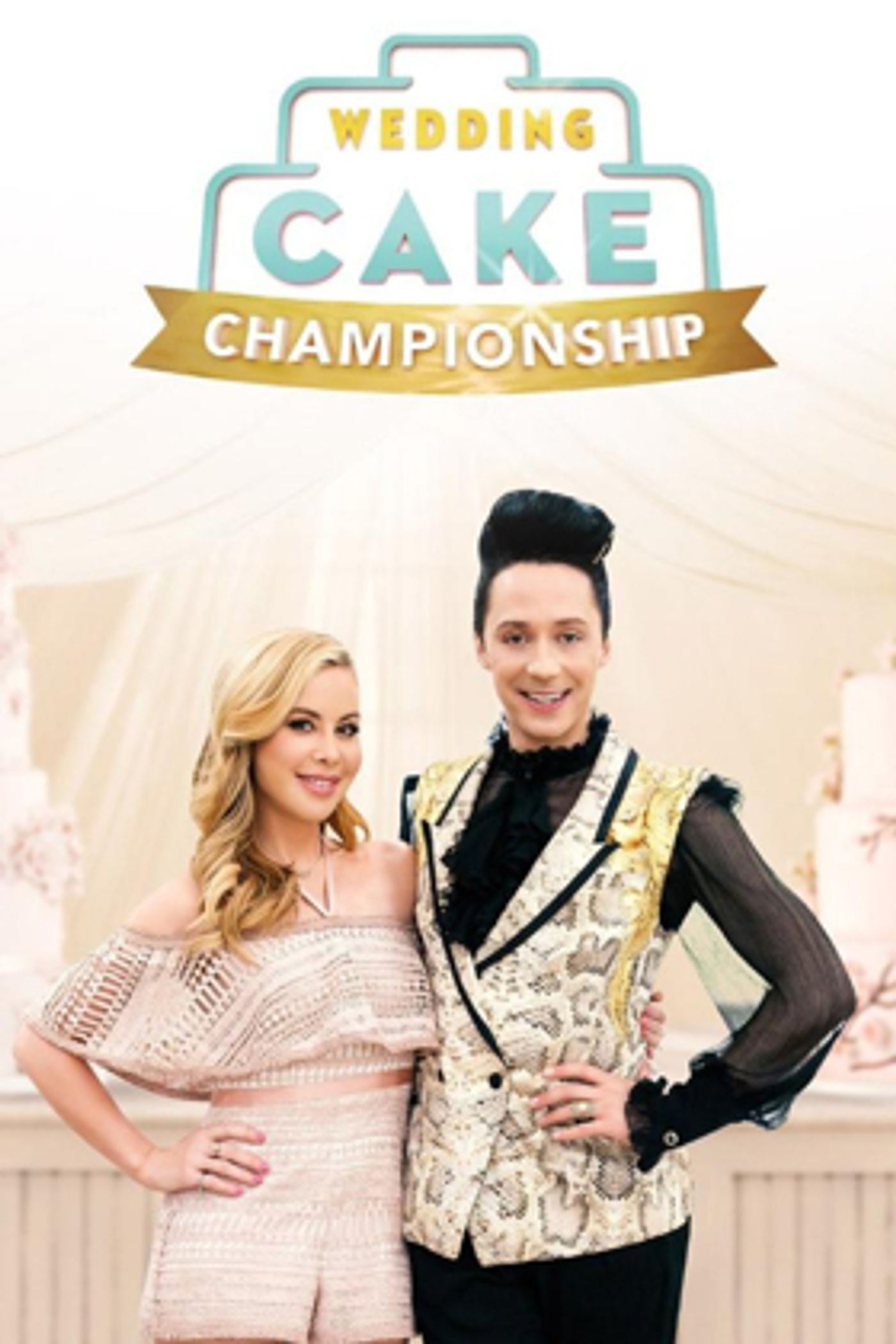 Tara Lipinksi And Johnny Weir Return As Hosts Of WEDDING CAKE CHAMPIONSHIP  Image