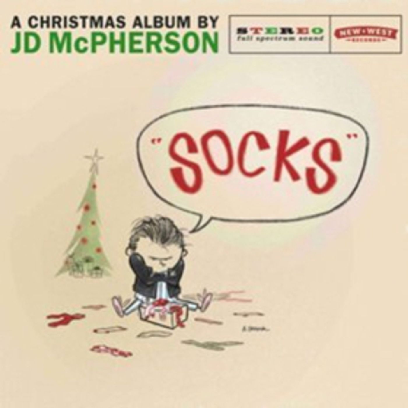 JD McPherson's 'Hey Skinny Santa' and 'Socks' Premiere Today; Debut Christmas Album “SOCKS” due 11/2  Image