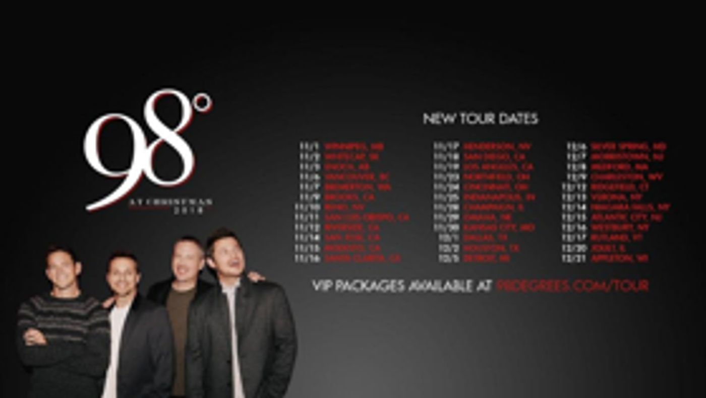 98 Degrees Announce 2018 Christmas Tour Dates  Image