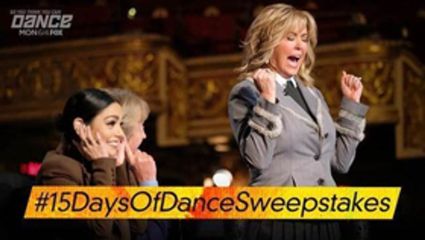 Enter the #15DaysofDanceSweepstakes For A Chance to Attend the Season Finale of SO YOU THINK YOU CAN DANCE Enter the #15DaysofDanceSweepstakes For A Chance to Attend the Season Finale of SO YOU THINK YOU CAN DANCE Image