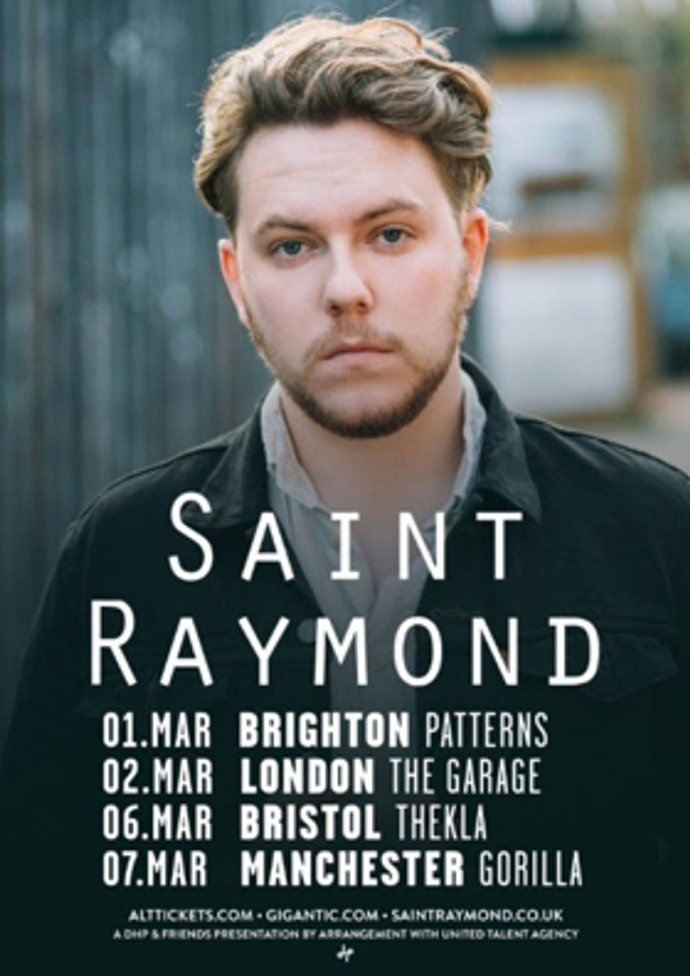 Saint Raymond Announces UK Headline Tour Saint Raymond Announces UK Headline Tour Image