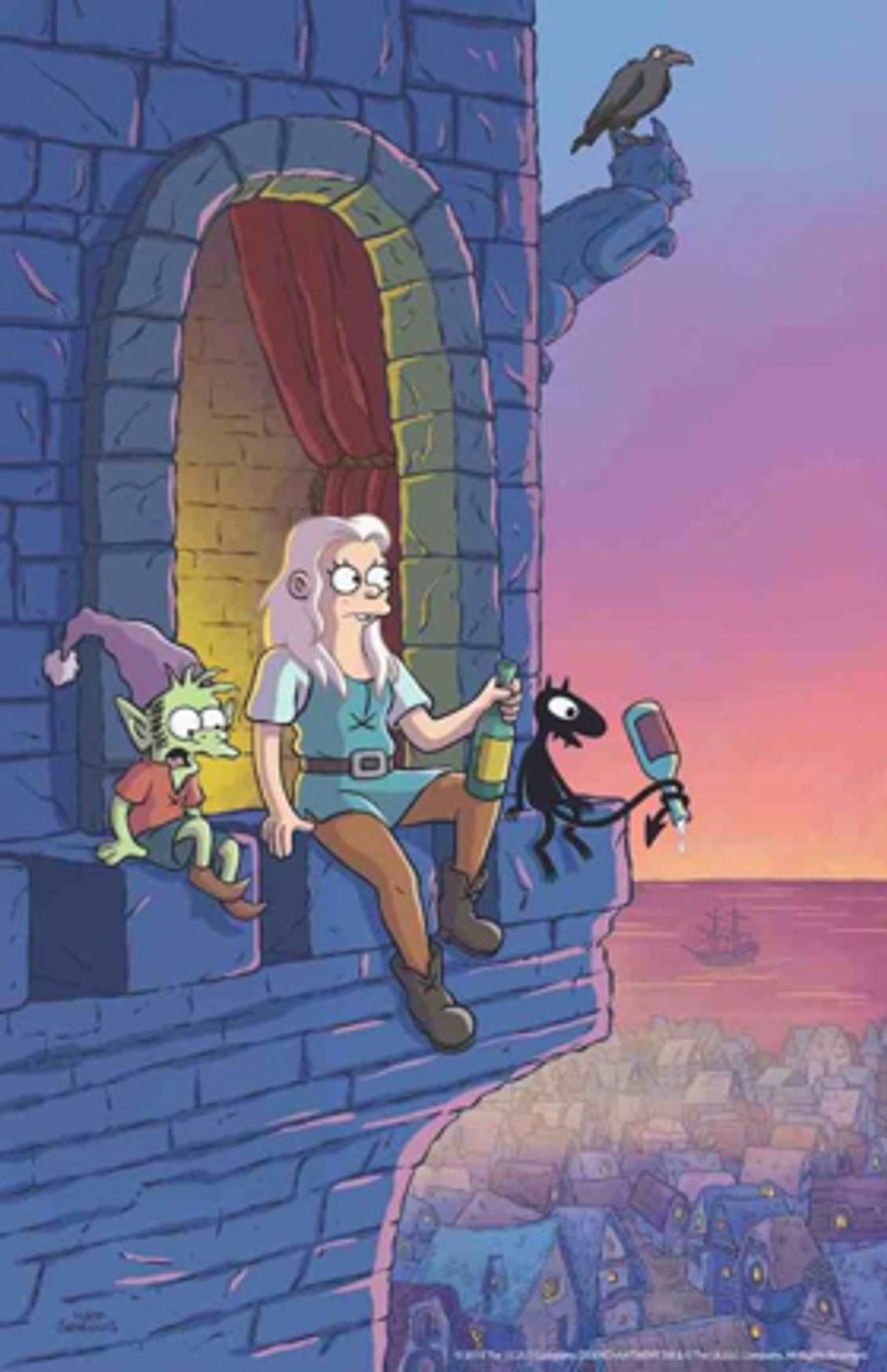 Adult Animated Fantasy Series DISENCHANTMENT To Launch on Netflix August 17 Adult Animated Fantasy Series DISENCHANTMENT To Launch on Netflix August 17 Image