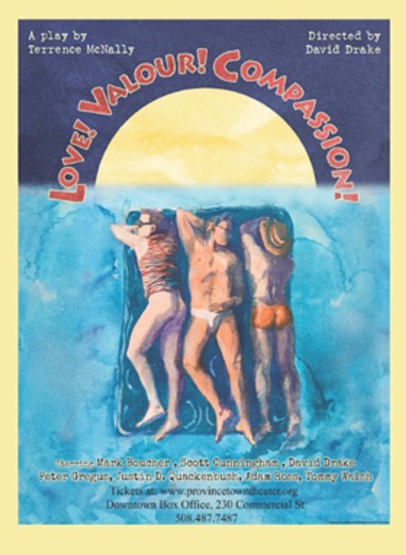Provincetown Theater Premieres LOVE! VALOUR! COMPASSION! Provincetown Theater Premieres LOVE! VALOUR! COMPASSION! Image