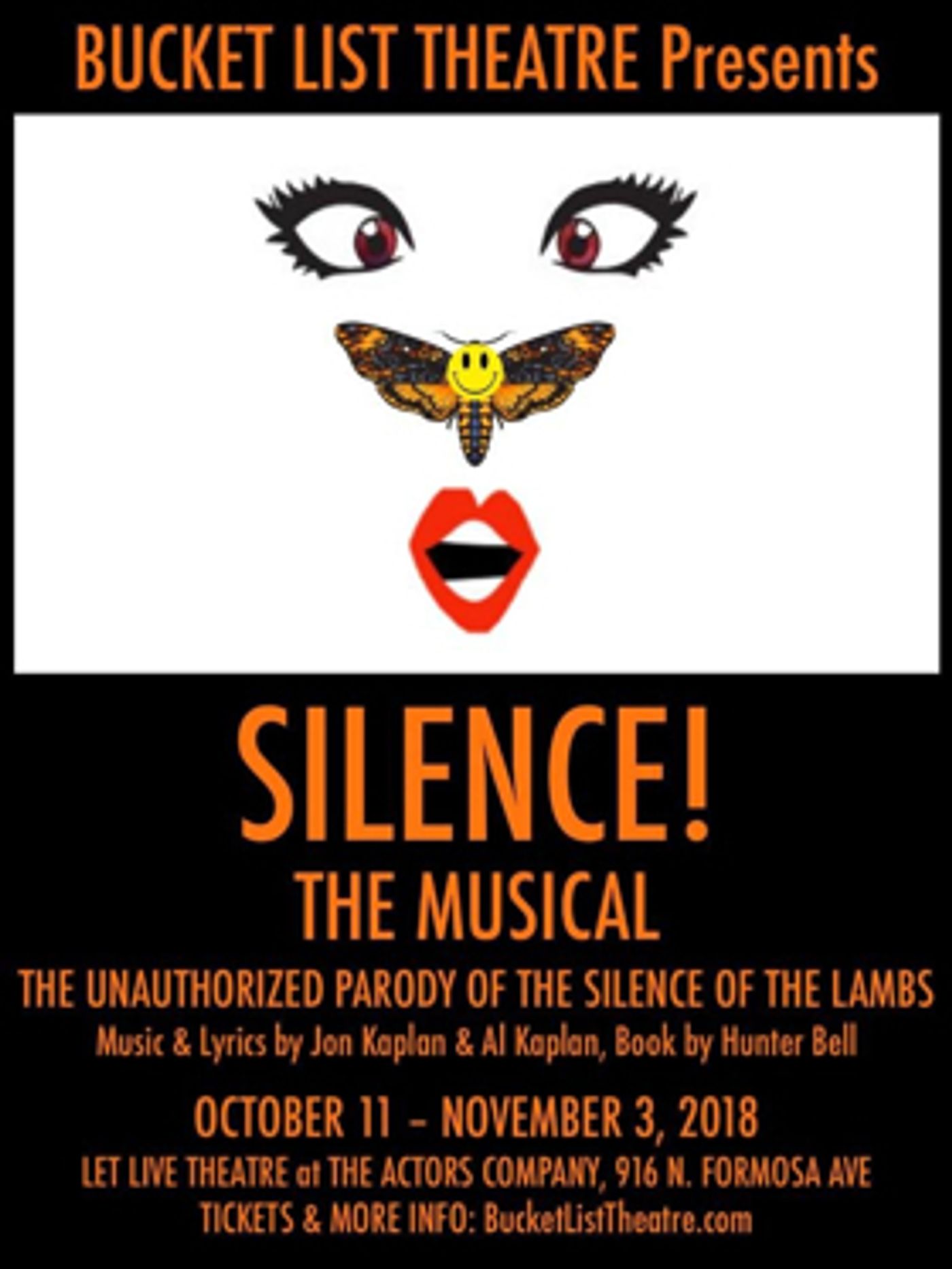 FIRST LOOK: SILENCE! THE MUSICAL by Bucket List Theatre, Opening 10/11 at Let Live Theatre  Image