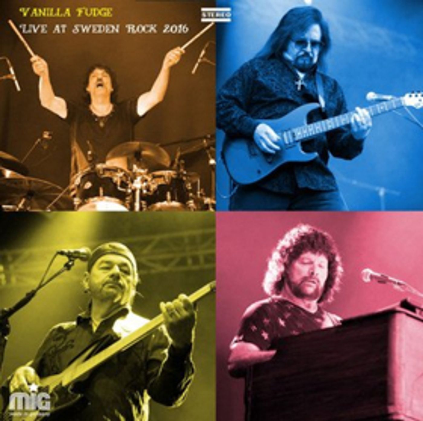 Iconic Rock Band Vanilla Fudge Release DVD/CD 'Live At Sweden Rock - The 50th Anniversary'  Image