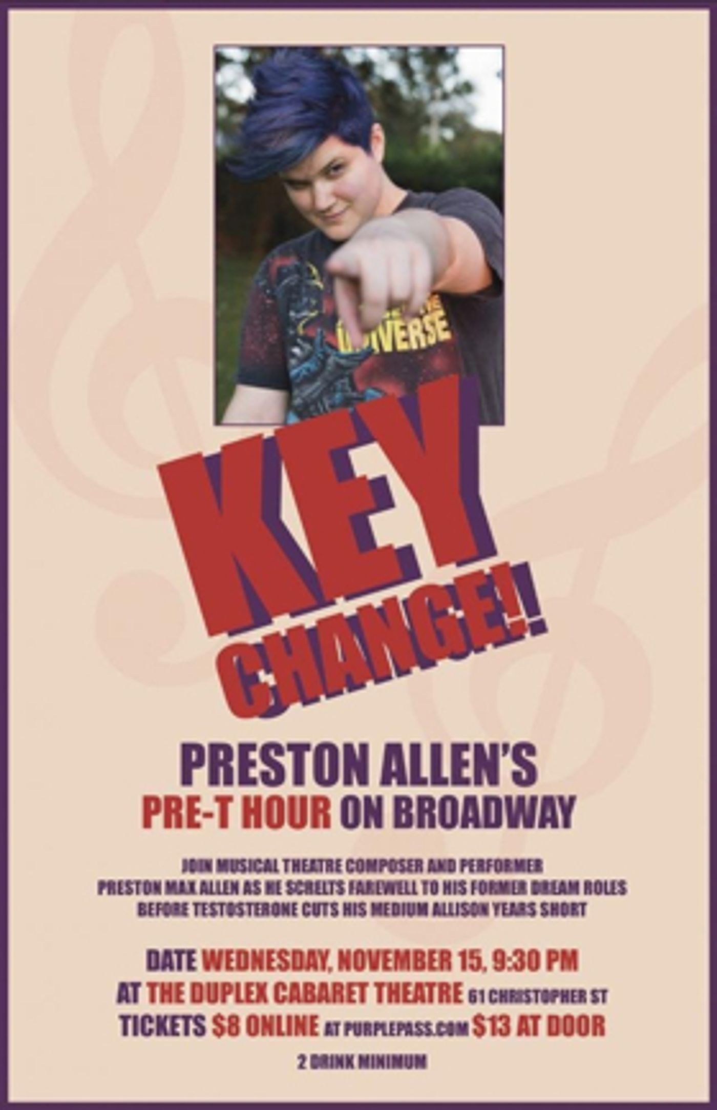 Preston Allen's 'KEY CHANGE' Plays The Duplex Tonight  Image