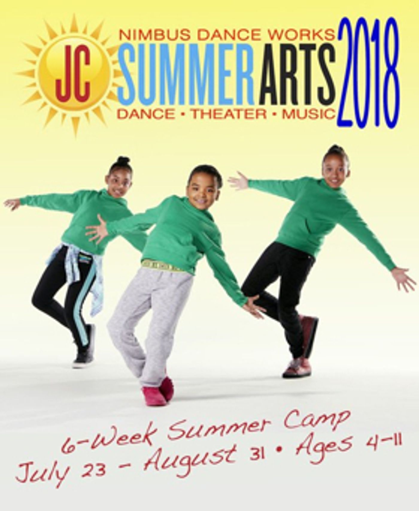 Announcing JC SummerArts 2018! Six Themed Weeks of Summertime Fun!  Image
