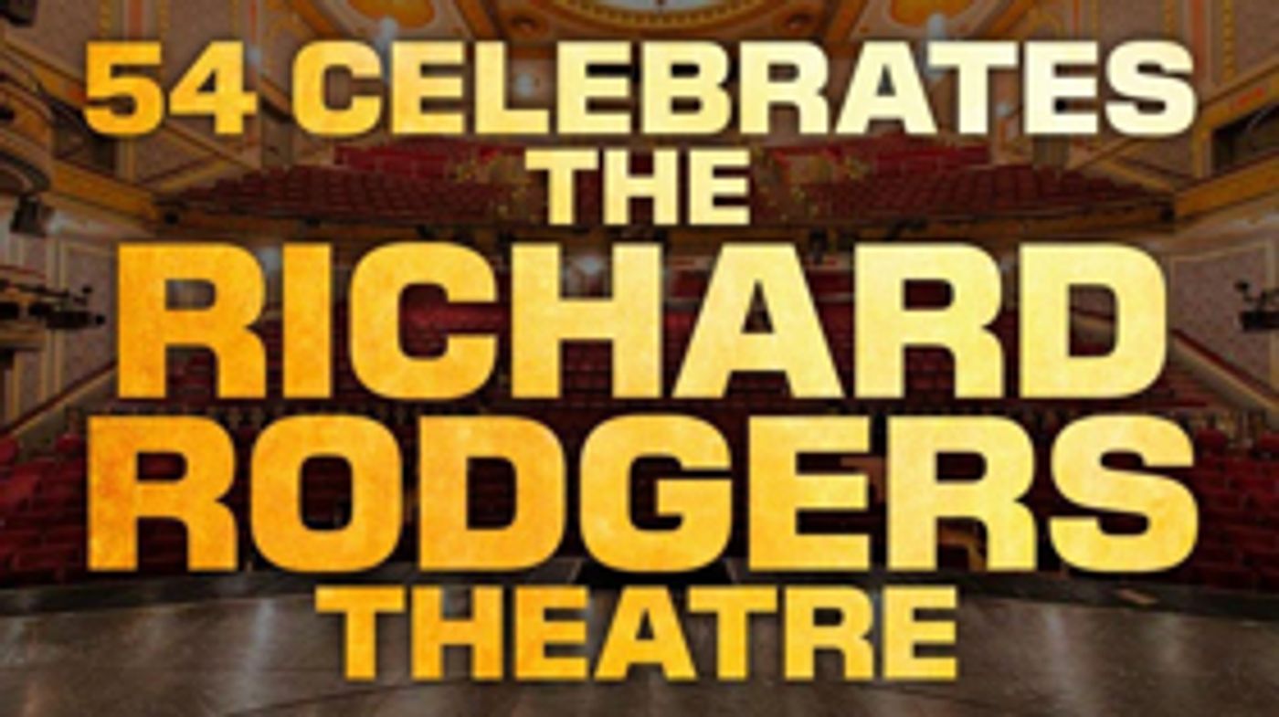 Javier Munoz, Maury Yeston, and Kristy Cates Join 54 Celebrates The Richard Rodgers Theater  Image