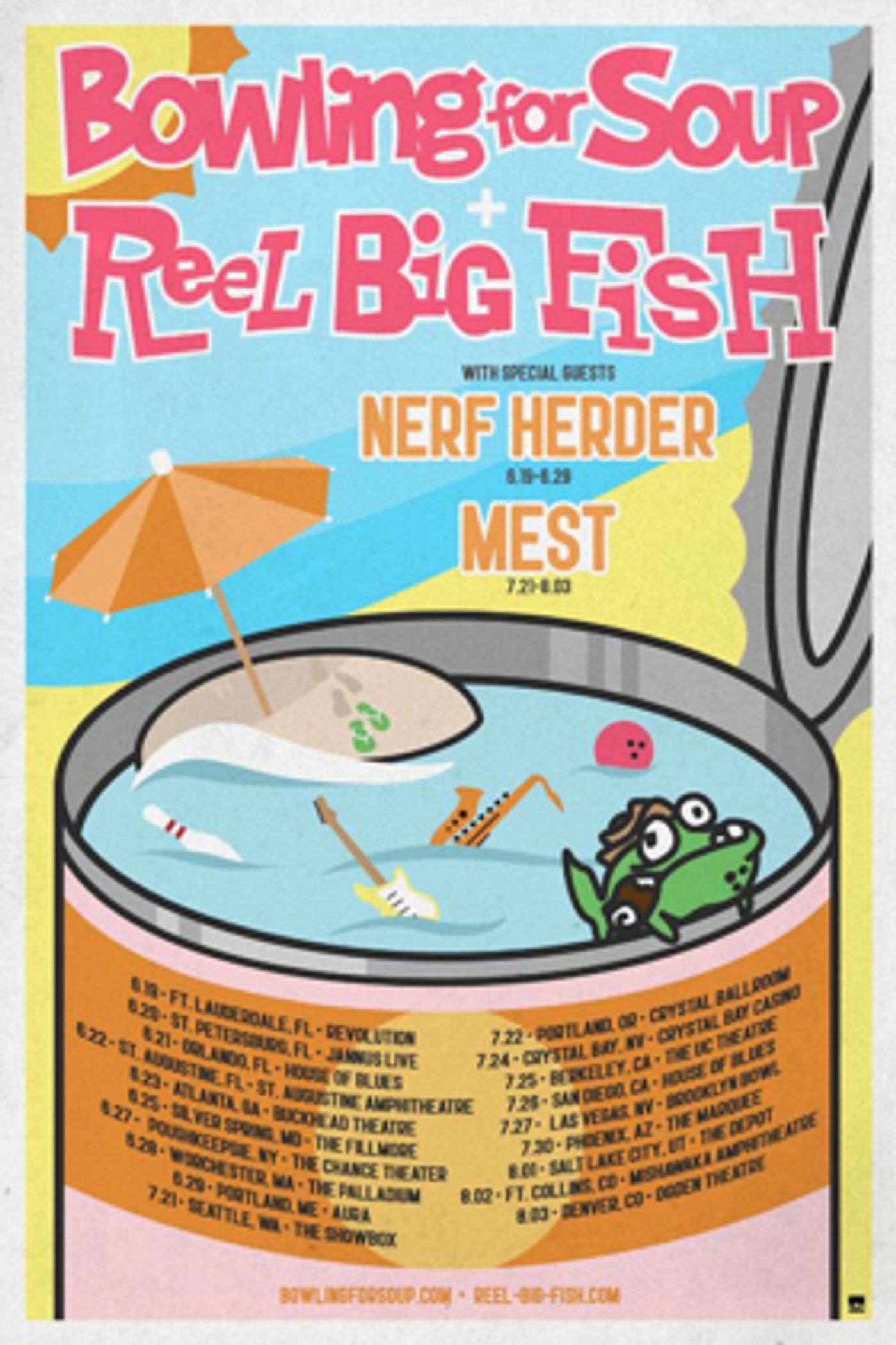 Reel Big Fish & Bowling For Soup Announce Co-Headline Tour Reel Big Fish & Bowling For Soup Announce Co-Headline Tour Image