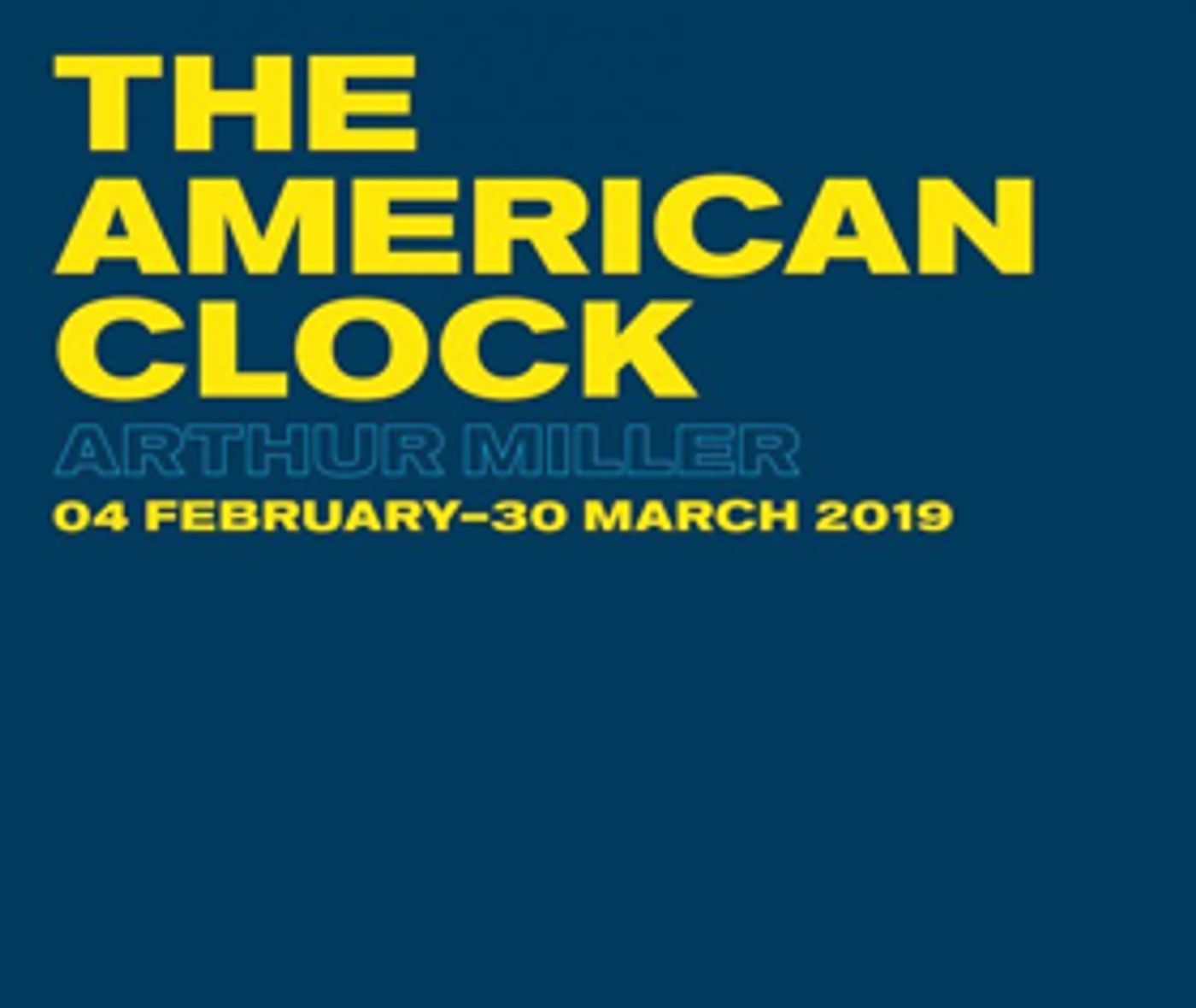 Full Casting Announced For THE AMERICAN CLOCK at the Old Vic  Image