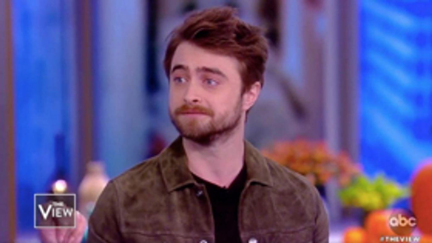 VIDEO: Daniel Radcliffe Talks THE LIFESPAN OF A FACT on THE VIEW  Image