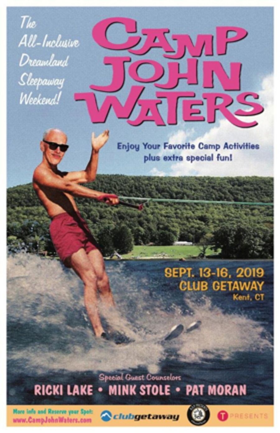 Camp John Waters Returns to Club Getaway in 2019 With Ricki Lake, Mink Stole & Pat Moran Image