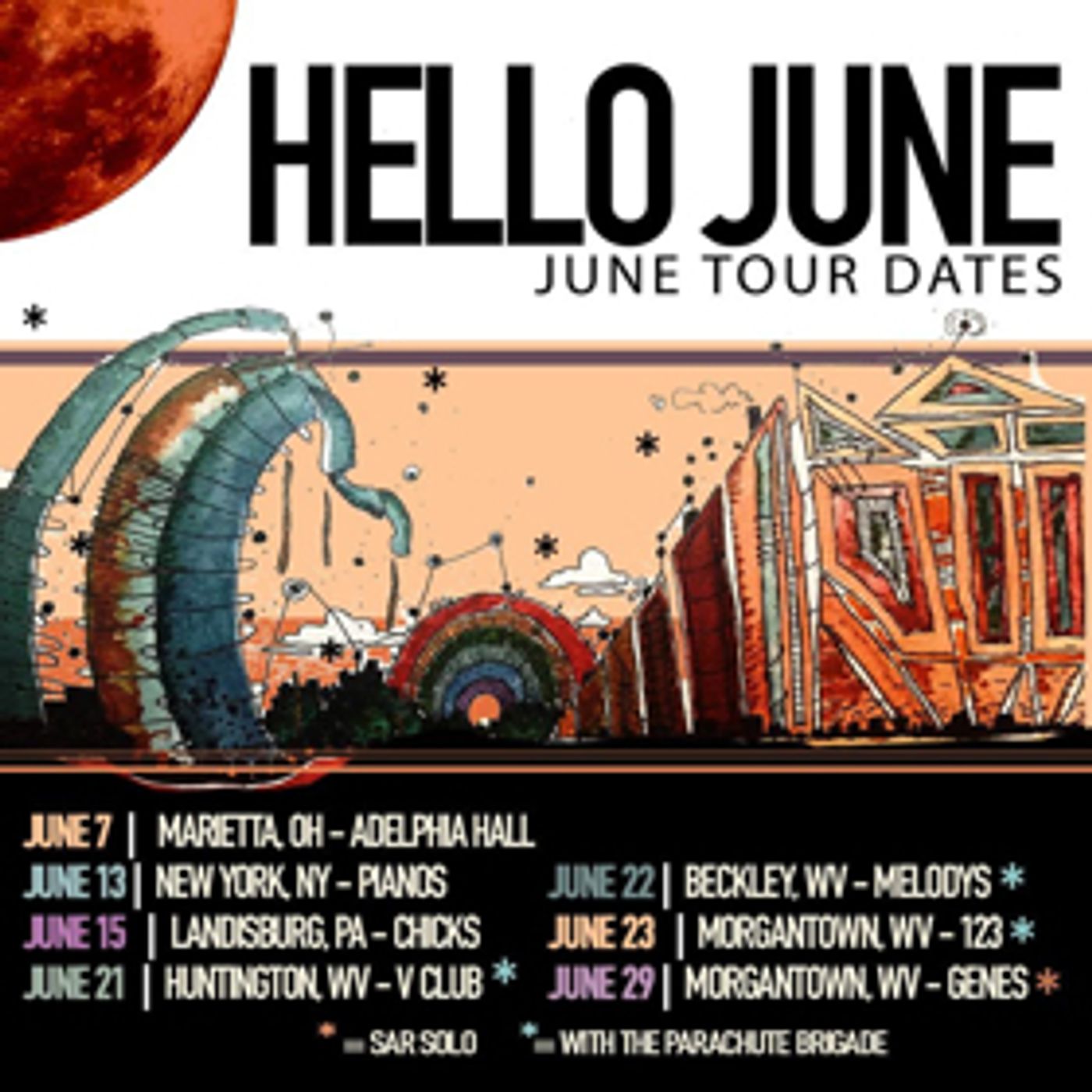 Hello June Announce June Tour Dates  Image