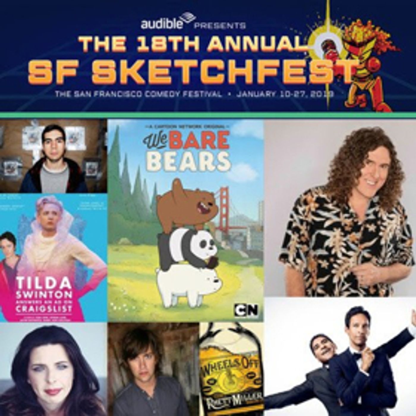 SF Sketchfest Adds Weird Al, Rhett Miller, Bobby Moynihan and More To 2019 Comedy Festival  Image
