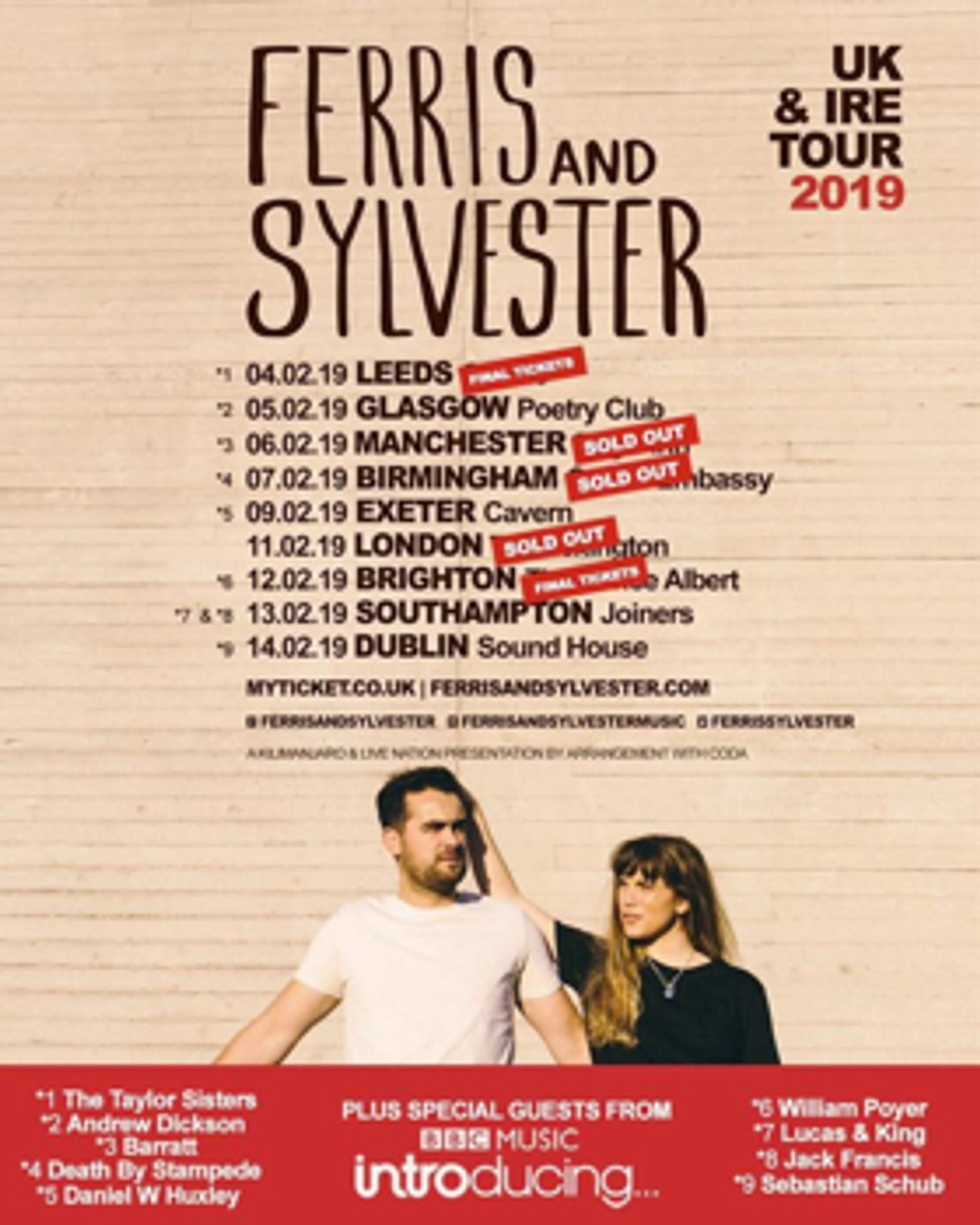 Ferris & Sylvester Release Stunning Video For New Single SICKNESS Ferris & Sylvester Release Stunning Video For New Single SICKNESS Image