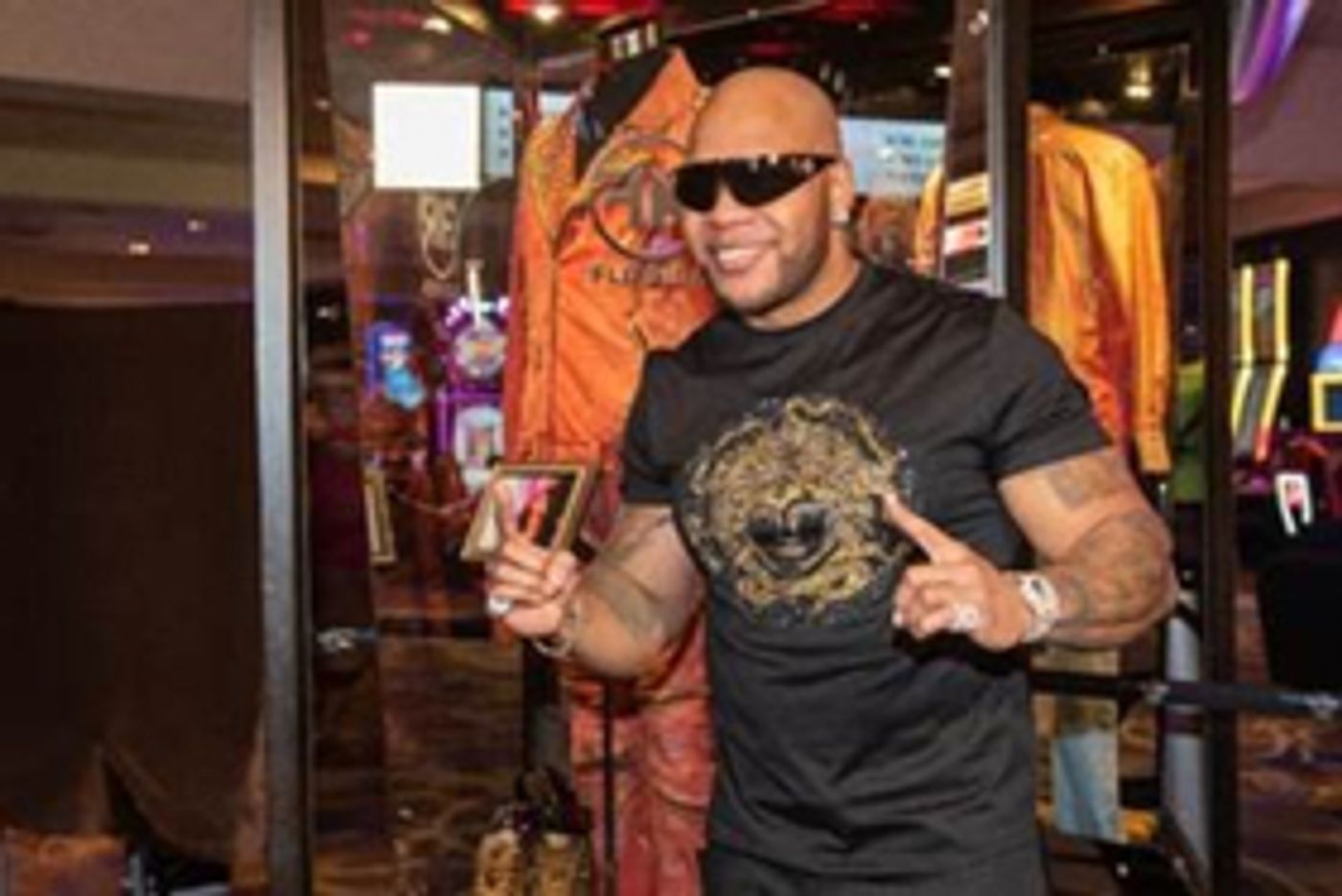 Flo Rida Unveils Memorabilia Case at the Hard Rock Hotel & Casino Las Vegas  Image