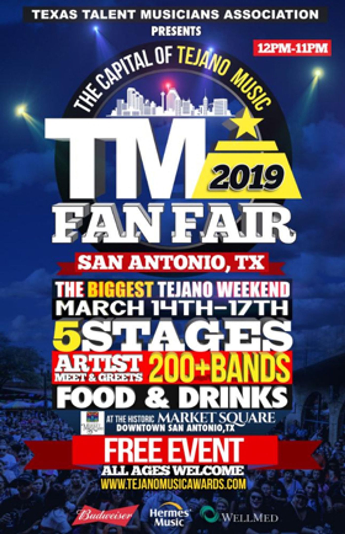 Texas Talent Musicians Association Presents the Tejano Music Awards Fan Fair 2019  Image